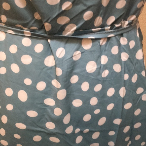 Dot Maxi Dress in Mint and white - Picture 11 of 13